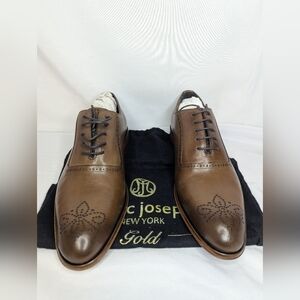 Marc Joseph New York Gold Collection Men's Leather Dress Oxfords Size 7 SEE PICS